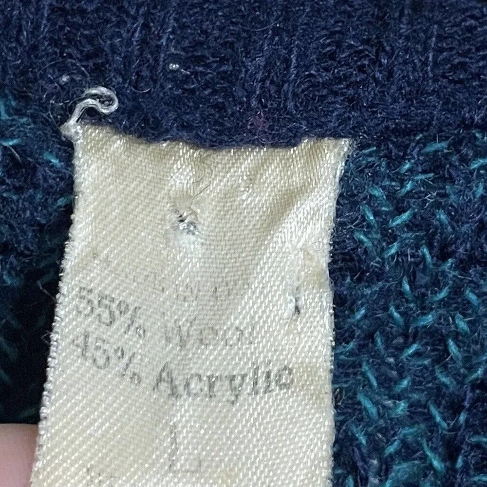 Vintage Grandpa Sweater‎ Adult L Sweater Cosby Style Preppy Casual Black